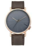 TOMI T-082 Quartz Slim Round Dial Watch