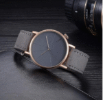 TOMI T-082 Quartz Slim Round Dial Watch
